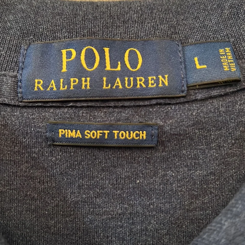Polo by Ralph Lauren Men's Navy Polo Shirt with Embroidered Logo